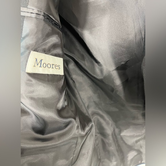 Joseph Feiss Sz 36S Classic Fit Wool Blend 2 Button Gold Blazer Sport Coat Black - Picture 7 of 11